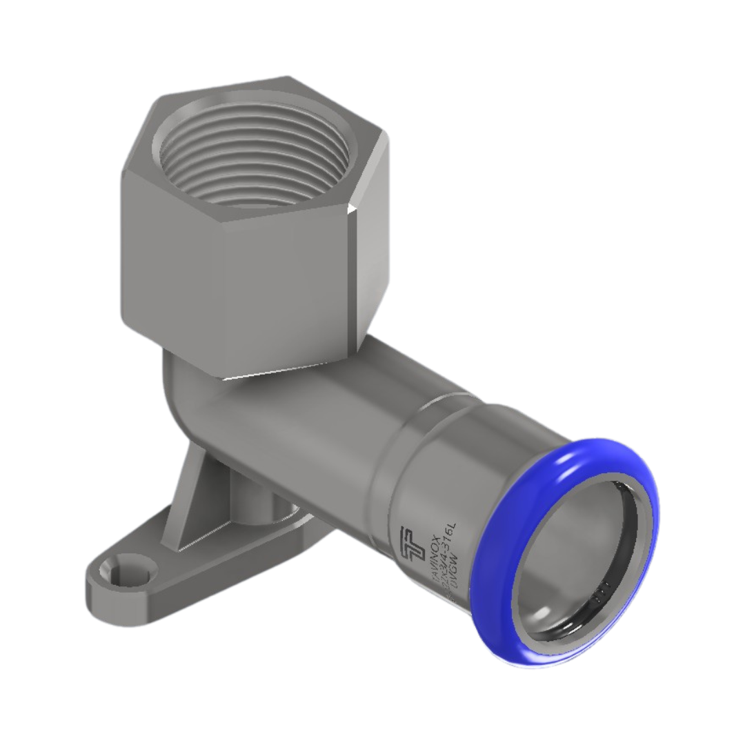 PRESS 316L Nástěnka (FxRp) 22 mm x 3/4"