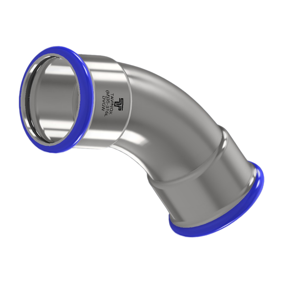 PRESS 316L Oblouk 45° (FxF) 35 mm